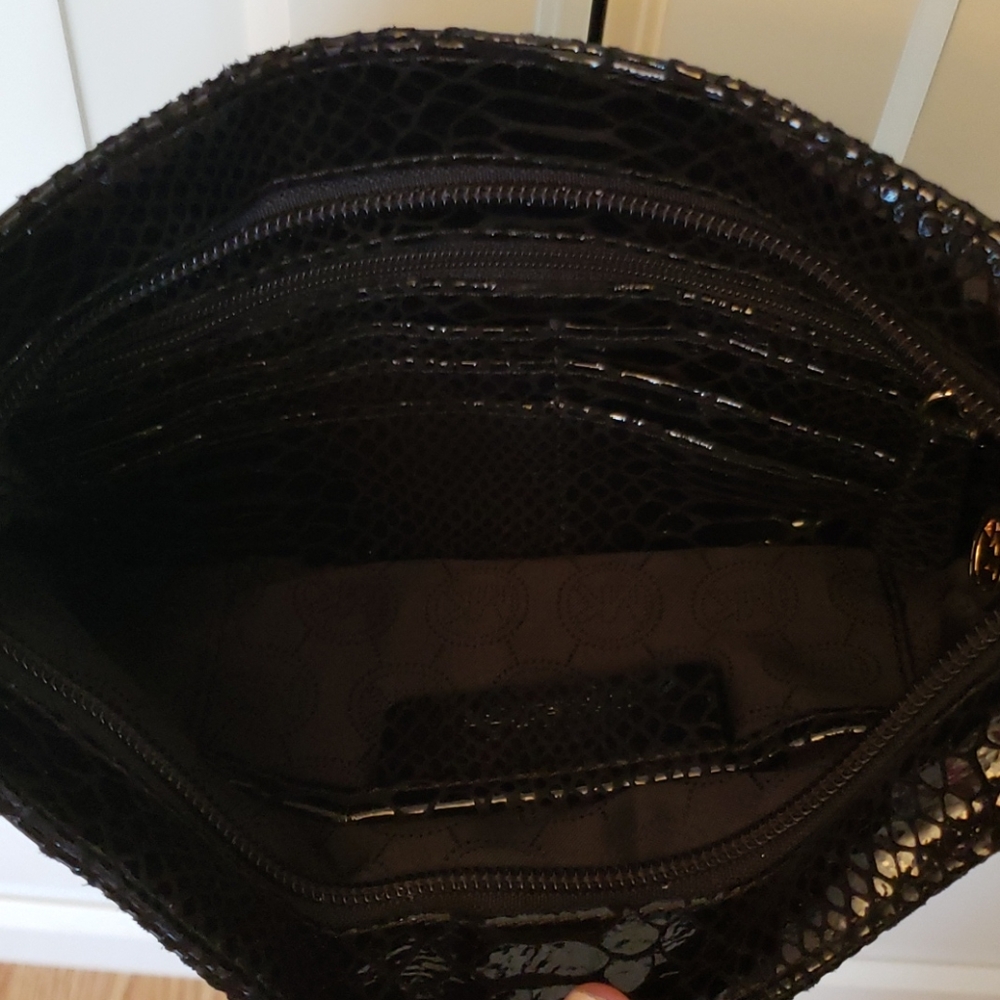 Beautiful Michael Kors Python Crossbody Clutch - image 5
